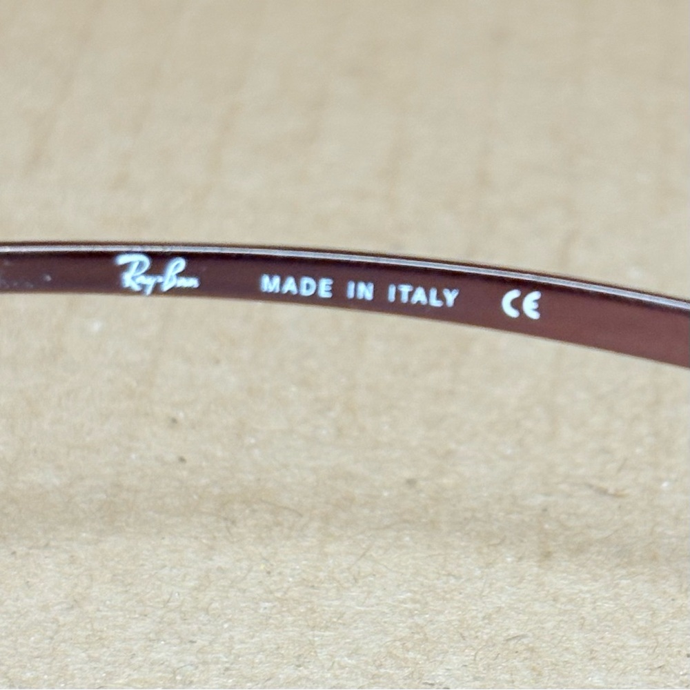 Ray-Ban TOP BAR RB3179 014/73 63◻︎15 Bronze Frame Green Lens Made In Italy - Picture 5 of 7